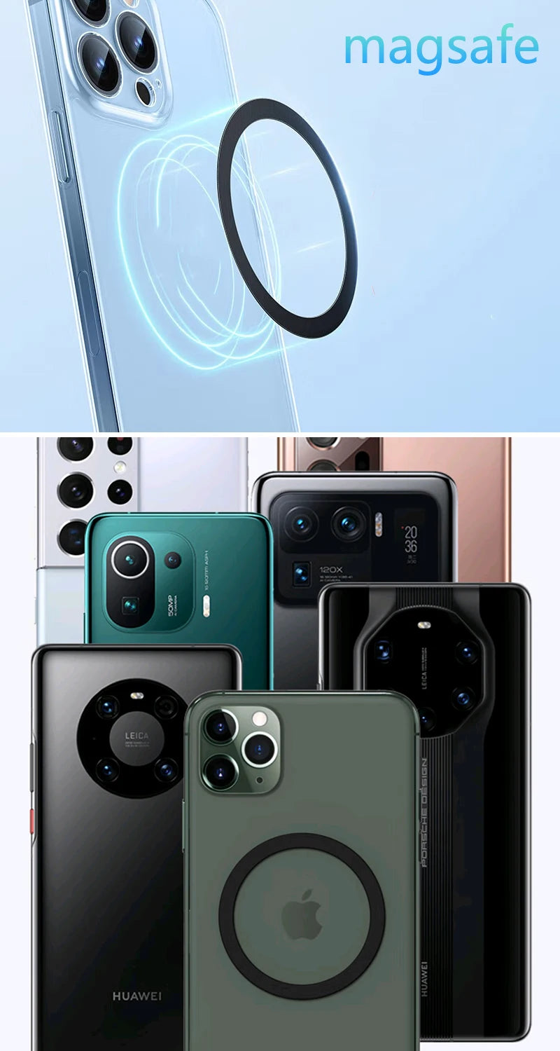 For KIA K5 2016 2017 2018 Magnetic Car Phone Holder 15W Wireless Charging Phone Stand MagSafe Base