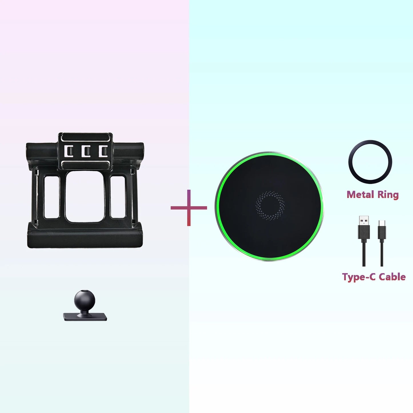 For KIA K5 2016 2017 2018 Magnetic Car Phone Holder 15W Wireless Charging Phone Stand MagSafe Base