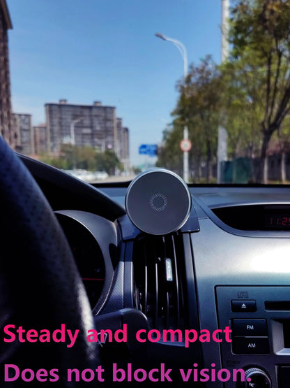 For KIA K5 2016 2017 2018 Magnetic Car Phone Holder 15W Wireless Charging Phone Stand MagSafe Base