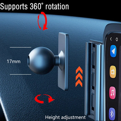 For KIA K5 2016 2017 2018 Magnetic Car Phone Holder 15W Wireless Charging Phone Stand MagSafe Base